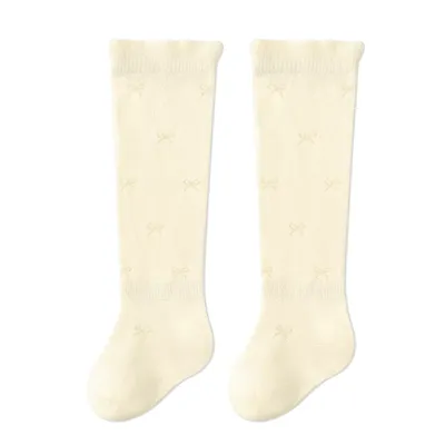 Baby Breathable Floral Knee-High Socks