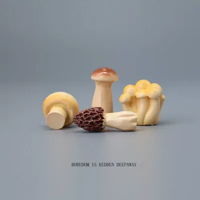 Mini Mushroom Decorative Figurine Set (8 Pc in 1 Set)