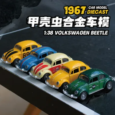 1967 Volkswagen Beetle Diecast Car Model – Classic Mini Toy Car
