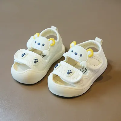 Baby Cartoon Bear Soft Sole Sandals