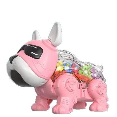 Interactive LED Light-up Robot Dog Toy