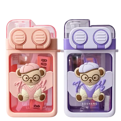 Cute Bear Portable Stationery Box