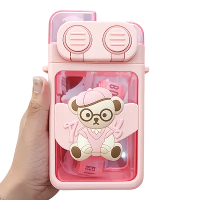 Cute Bear Portable Stationery Box