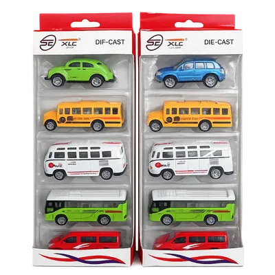 Die-Cast Mini Vehicle Toy Set – 5 Pieces