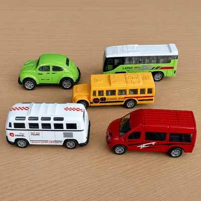 Die-Cast Mini Vehicle Toy Set – 5 Pieces