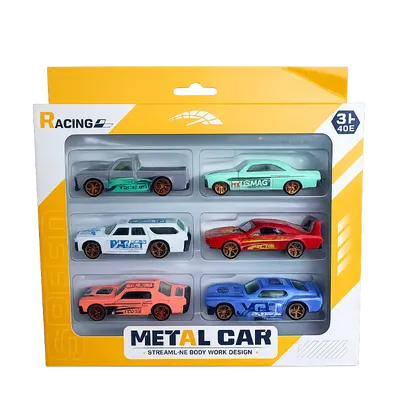 Racing Series Metal Car Set – 6 Pieces