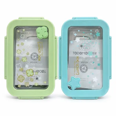 Stainless Steel Kids Lunch Box – Leakproof Bento Box (Flower & Star Design)