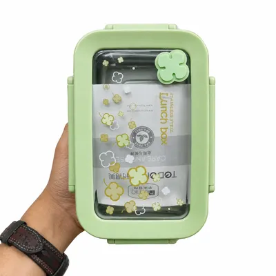 Stainless Steel Kids Lunch Box – Leakproof Bento Box (Flower & Star Design)