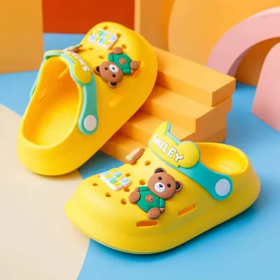 Kids Cartoon Bear EVA Clogs Sandals