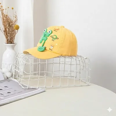 "F is for Frog" 3D Alphabet & Friends Kids Baseball Cap