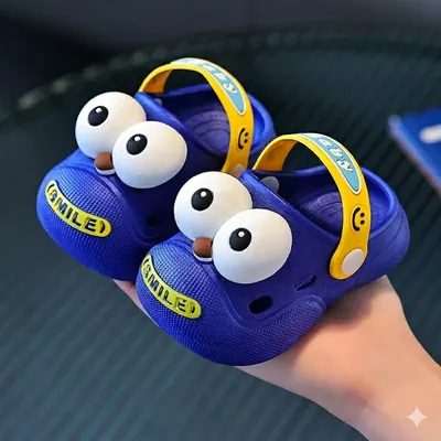 Kids' Cartoon Big-Eye Clog Sandals
