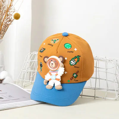 Kids Cartoon Astronaut Baseball Cap