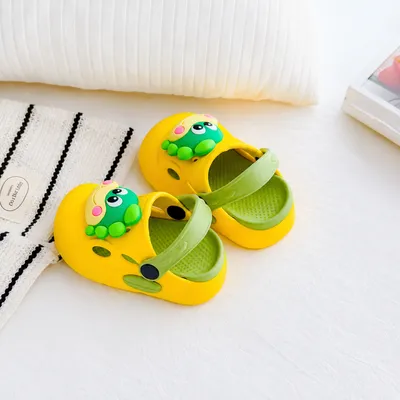 Kids Frog Cartoon Clogs
