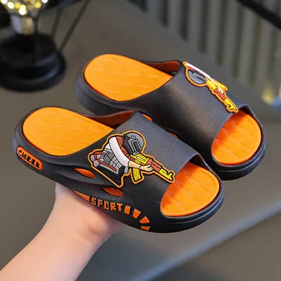 Kids Astronaut Cartoon Sport Slide Sandals