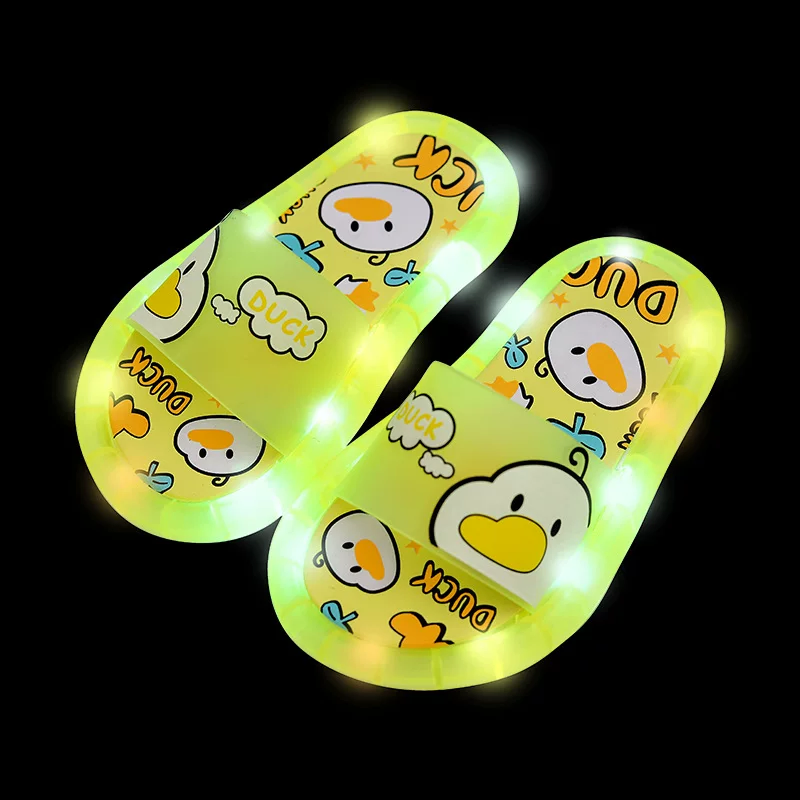 LED Smiley Kids Slippers