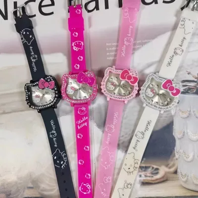 Cute Kitty Kids Wrist Watch
