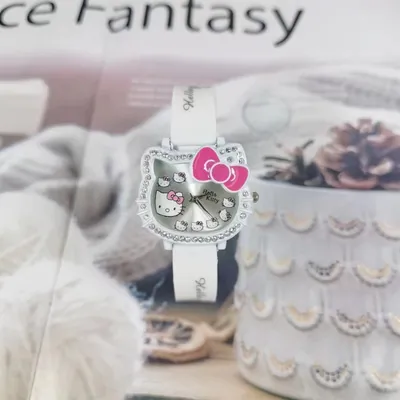 Cute Kitty Kids Wrist Watch