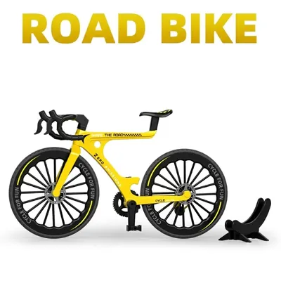 Miniature Alloy Road Bike Model – "Keep Cycling" Edition