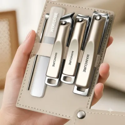Premium Stainless Steel Manicure Nail Care Kit