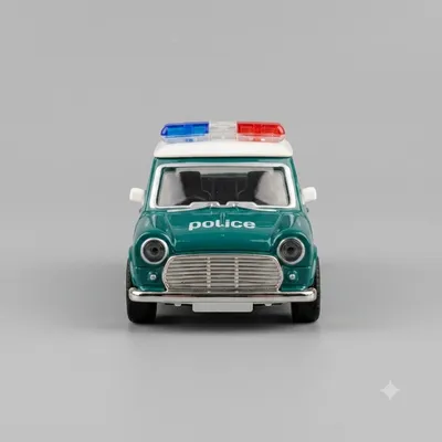 Mini Police Car Toy Model 