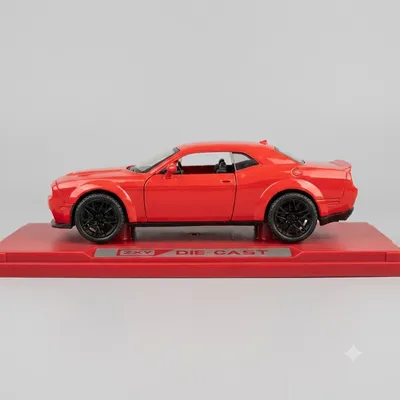 Die-Cast Sports Car Model – Red & White