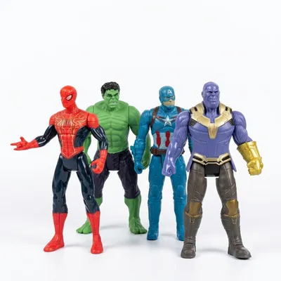Avengers Superhero Action Figure Set – 4 Characters