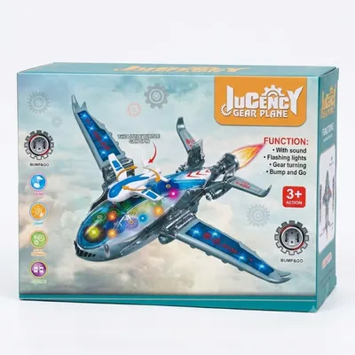 Juency Gear Plane Light & Sound Toy Aircraft