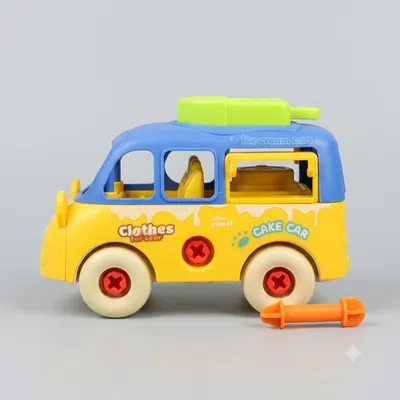 DIY Mini Vehicle Toy Set – 4 Pieces