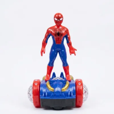 Spider Car Light & Sound Action Toy with Figure