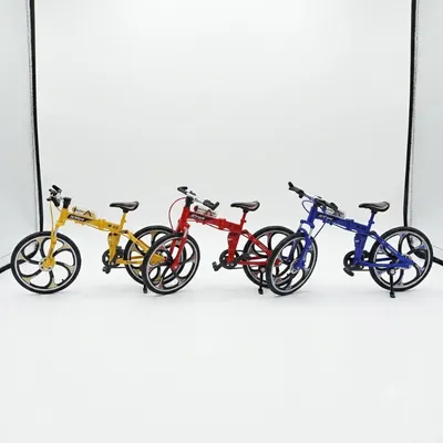 Mini Folding Bicycle Model Set – Assorted Colours