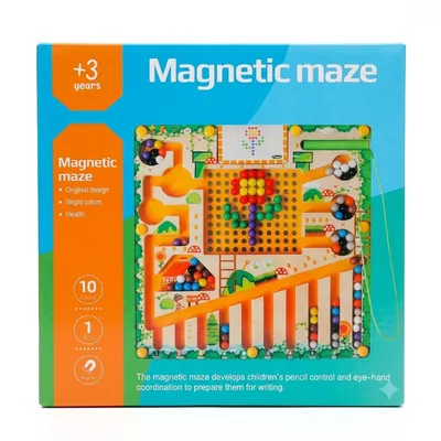 Magnetic Maze Educational Board Game for Kids