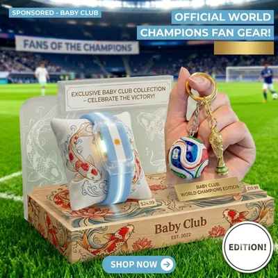 World Champions Fan Gear Set (Bracelet+Trophy)
