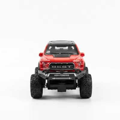 Red High-Powered Off-Road Monster Truck Toy Car OT