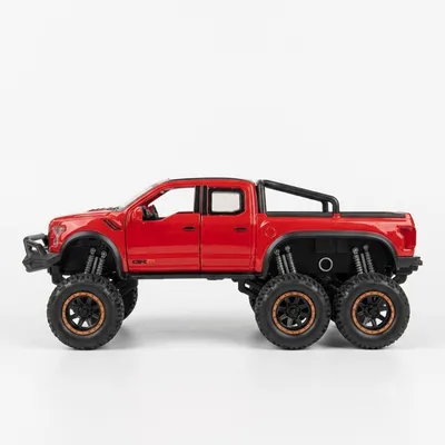 Red High-Powered Off-Road Monster Truck Toy Car OT
