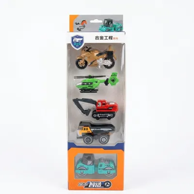 Engineering Vehicle Toy Set – 5 Pieces