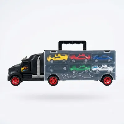 Fast Truck Carrier Toy Set with Mini Cars-OT