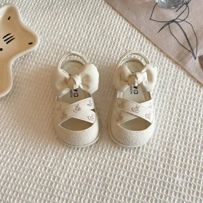Blossom Bow Princess Sandals for Girls