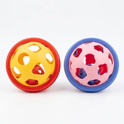 Baby Rolling Rattle Ball Toy – Colorful Sensory Play Ball