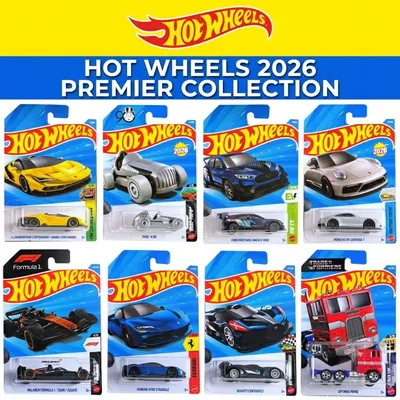 Hot Wheels 2026 Premier Die-Cast Car Collection