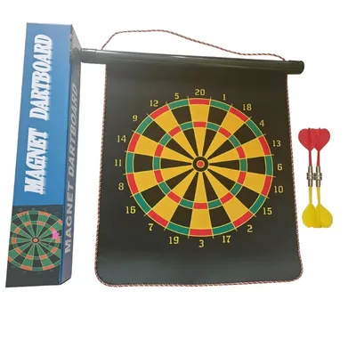 Magnetic Roll-Up Dartboard Set