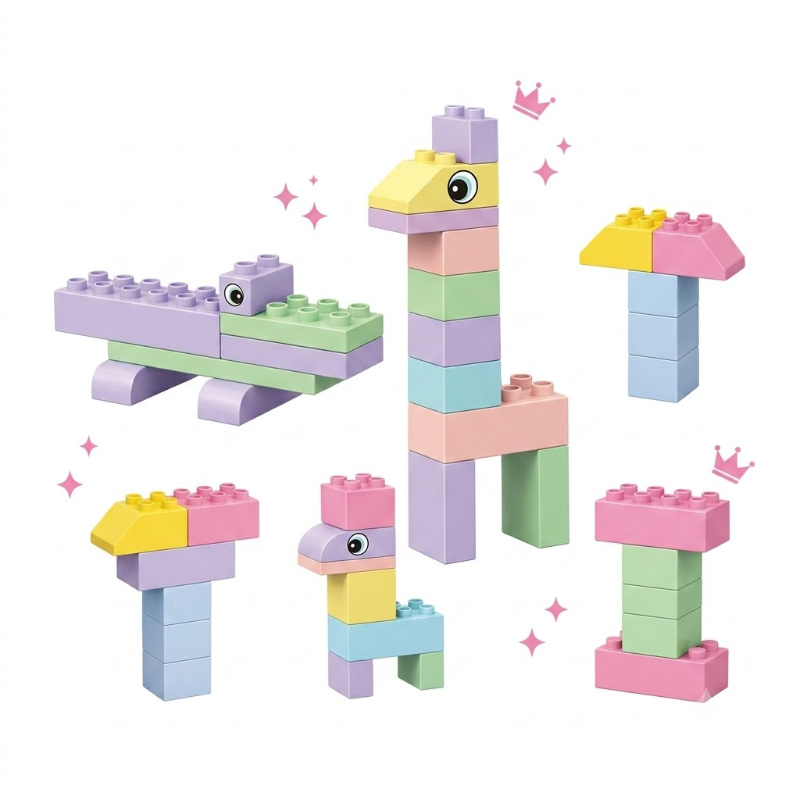 48-Piece Soft Building Blocks Set
