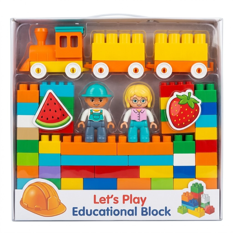 Block Land Educational Building Blocks Set