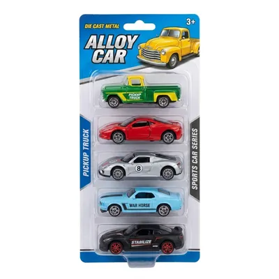 5-Piece Die-Cast Alloy Car Set