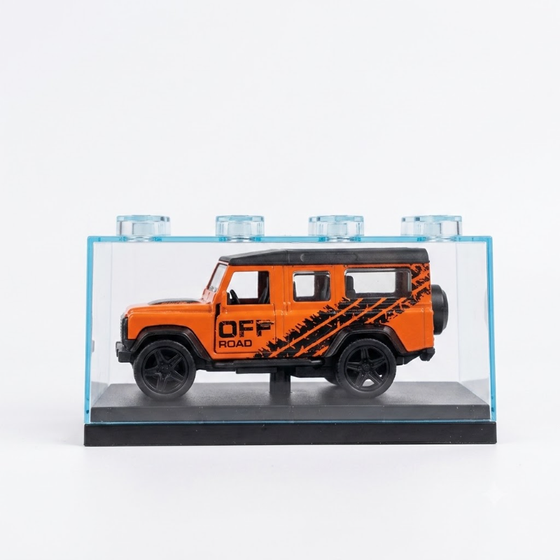 Stackable Transparent Die-Cast Car Display Case