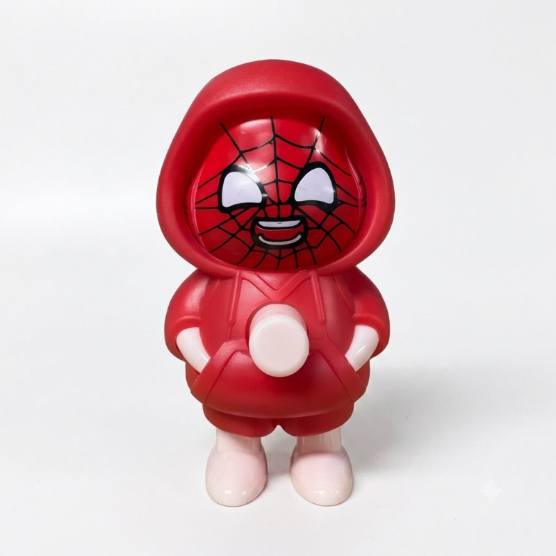 Assorted Cartoon Hooded Mini Figure Button Toys