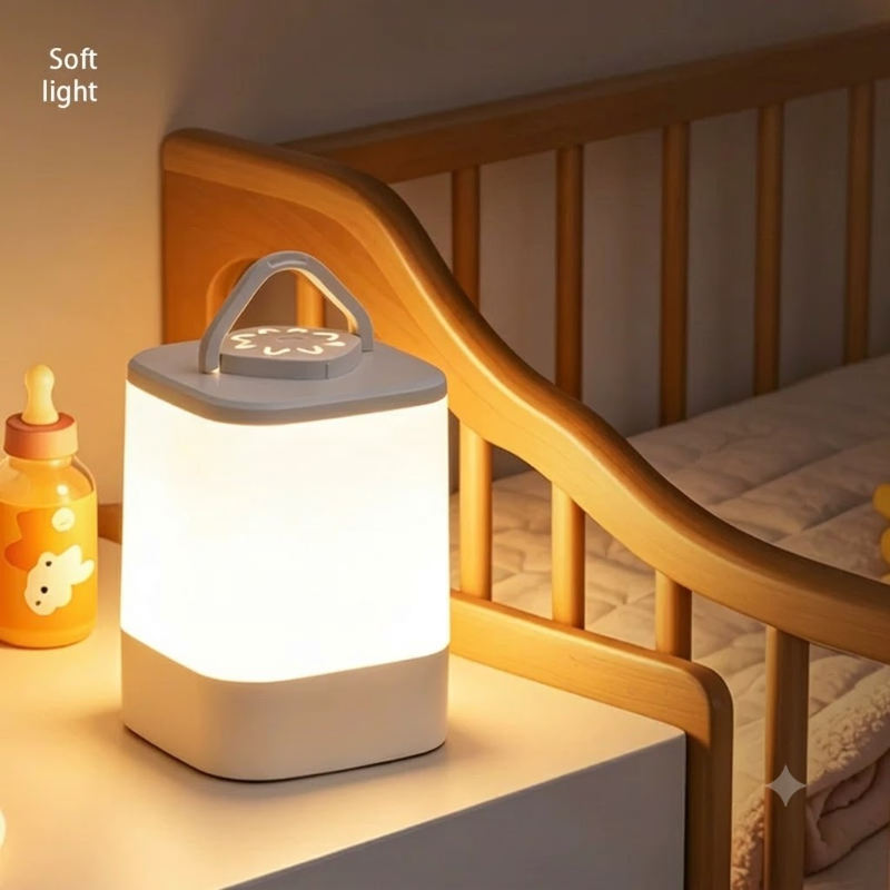 H-33+ Rechargeable Touch-Control Desk Lamp with Digital Clock