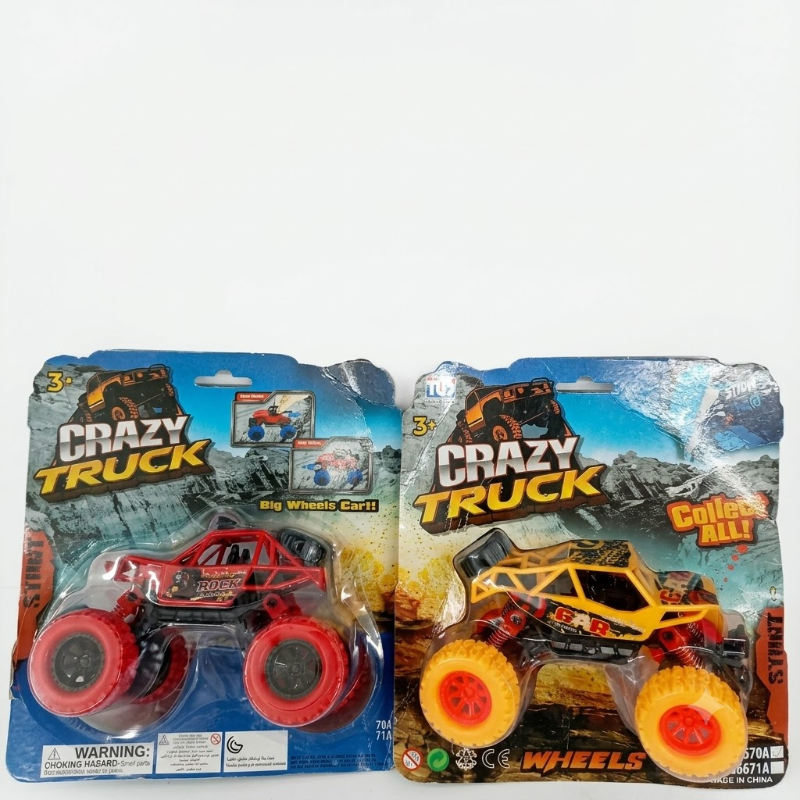 Crazy Truck Big-Wheel Monster Truck Toy – Assorted Designs