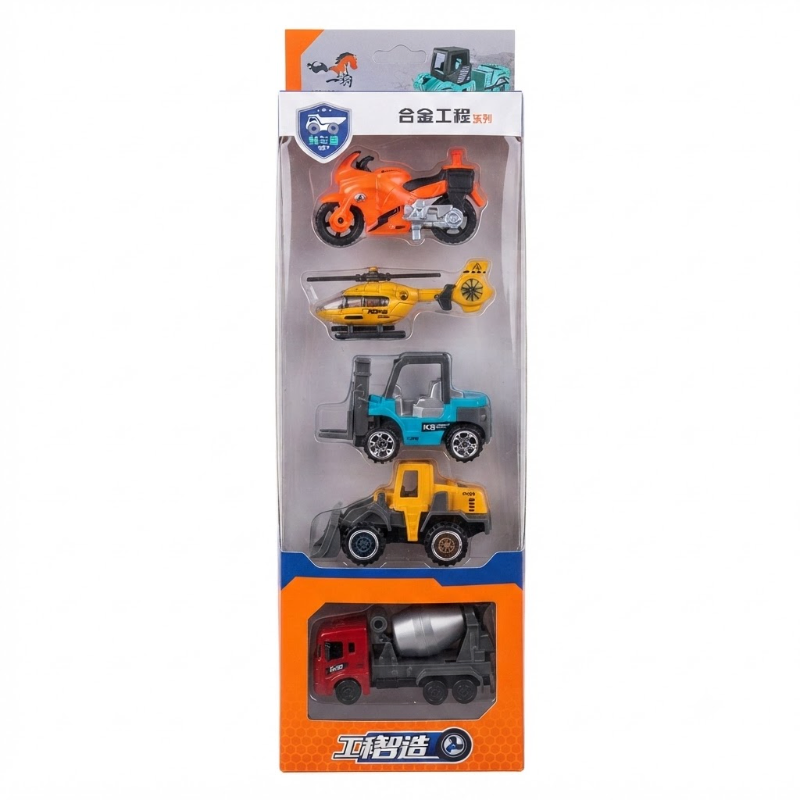 5-Piece Alloy Engineering & Rescue Vehicle Set