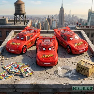 Spider-Man Ultimate Web Racer Mini Car-🕷️