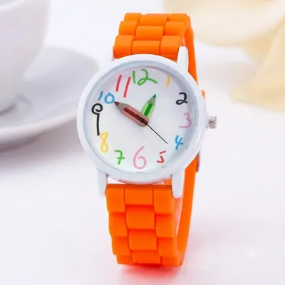 Color Sketch Pencil-Hand Kids’ Learning Watch